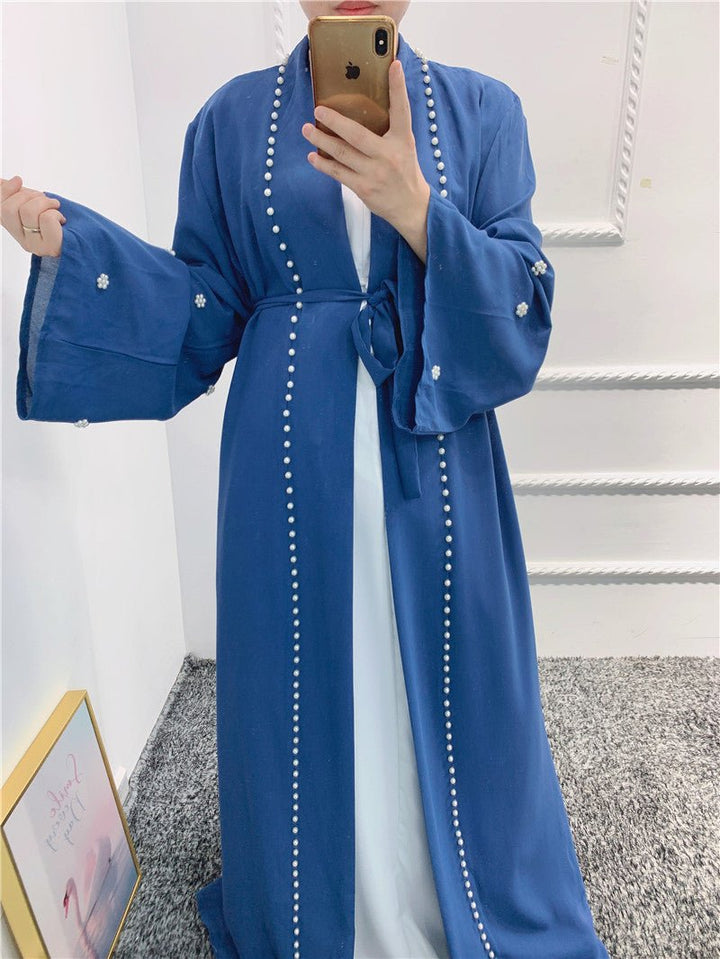 Eid Kaftan Moroccan Abaya Dubai Turkey Hijab Muslim Fashion - Muhaab