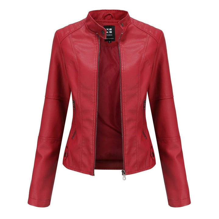 European And American Women's Leather Jackets - Muhaab