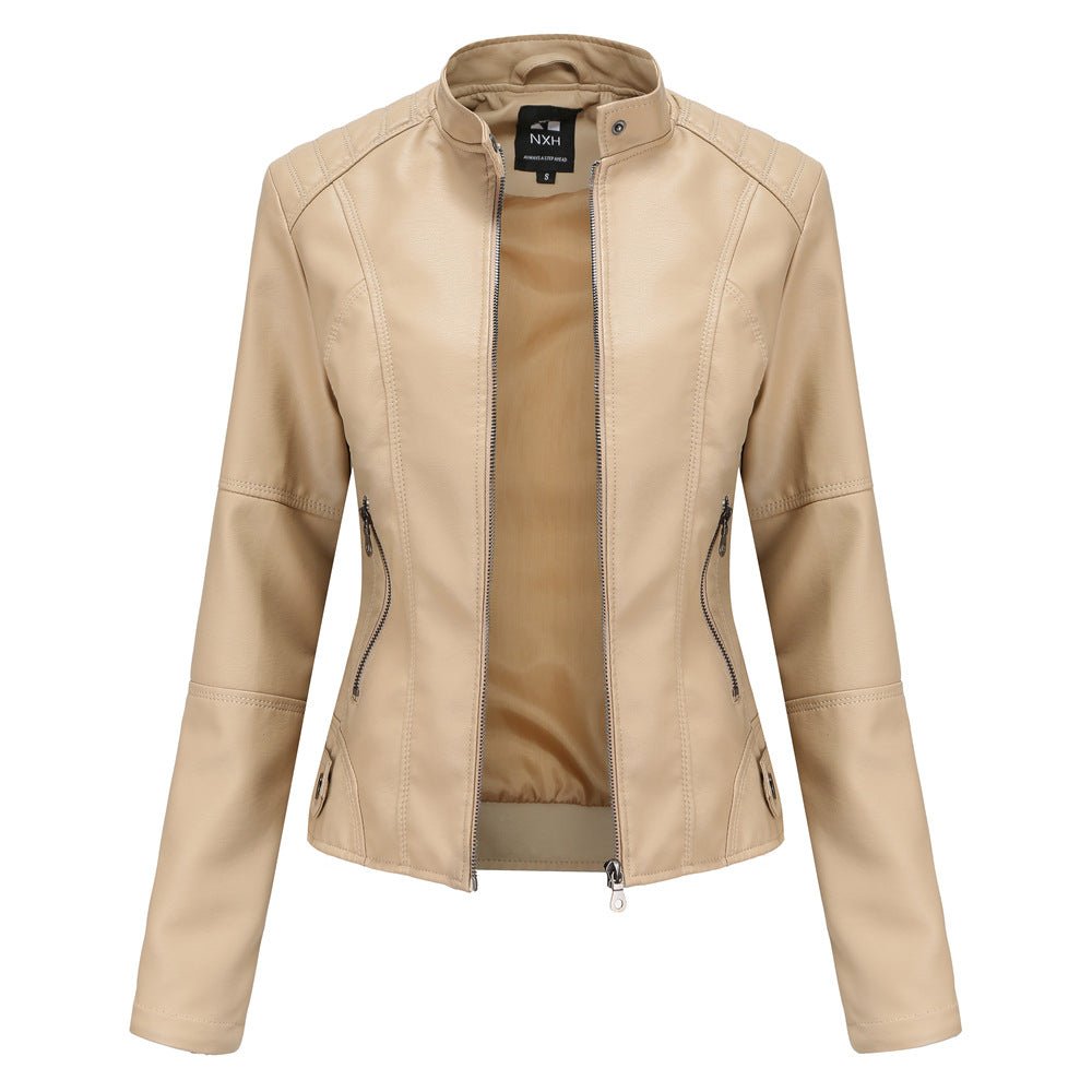 European And American Women's Leather Jackets - Muhaab