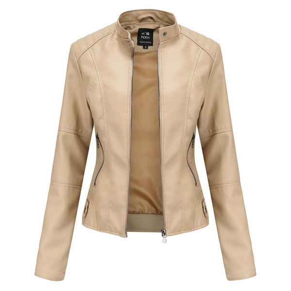 European And American Women's Leather Jackets - Muhaab