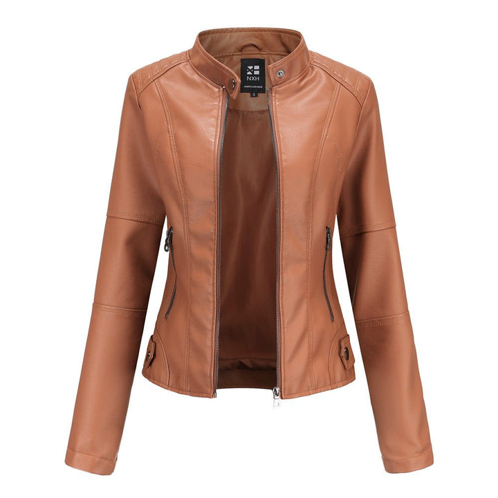 European And American Women's Leather Jackets - Muhaab