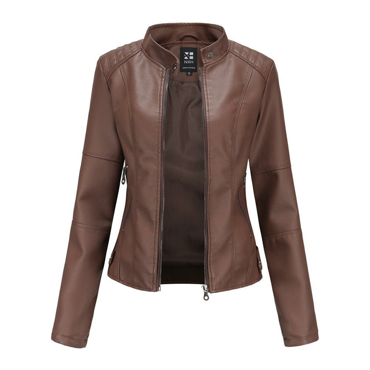 European And American Women's Leather Jackets - Muhaab