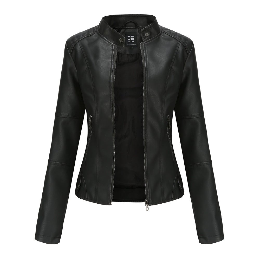 European And American Women's Leather Jackets - Muhaab