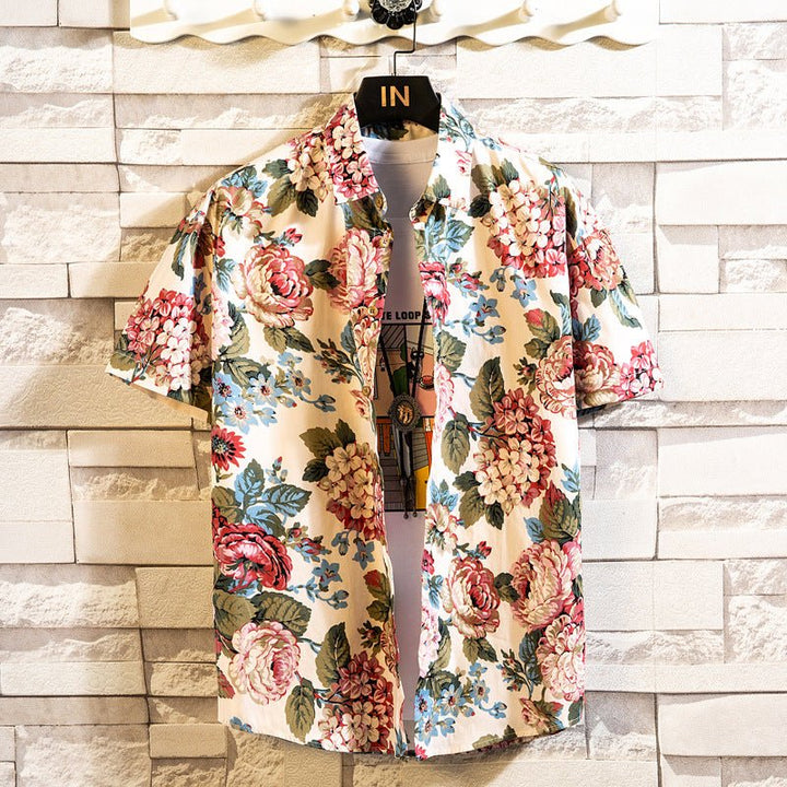 Fashion Casual Floral Shirt For Men - Muhaab