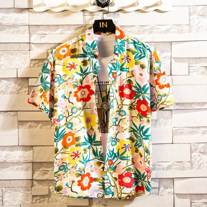 Fashion Casual Floral Shirt For Men - Muhaab