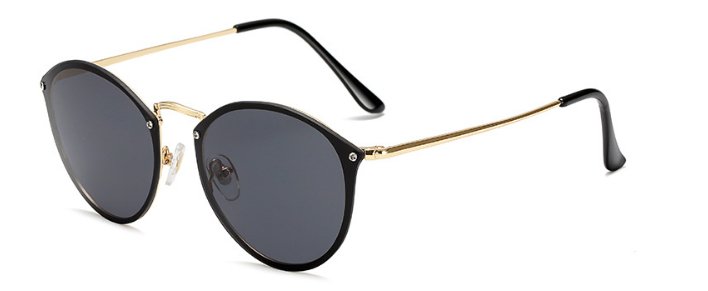 Fashion Color Film Sunglasses Men And Women Personality Reflector Sunglasses Rimless Sunglasses - Muhaab
