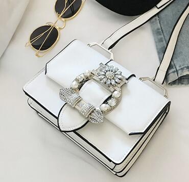 Fashion Designer Famous Bags For Women Designer Diamond Lock Bags  Leather Women Handbags Elegant Lady Shoulder Bags - Muhaab