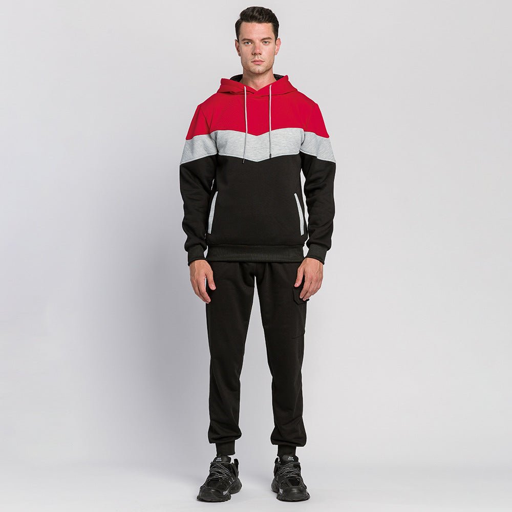 Fashion Pullover Hoodies Sweatshirt for Men Spring Autumn Casual Solid Color - Muhaab