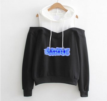 Fashion strapless hooded sweatshirt - Muhaab