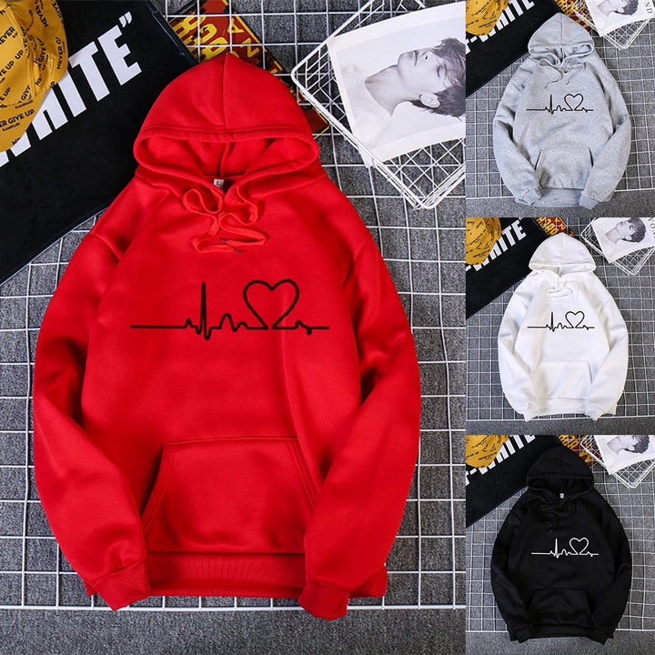 Fleece casual plus size hoodie fashion sport hoodie for women - Muhaab