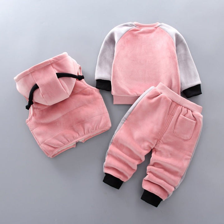 Fleece Thickening Boy Baby Suit Baby Boy Sweater Tide - Muhaab