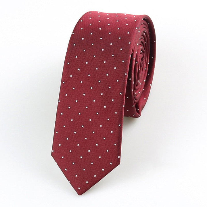 Formal Wear Korean Style Wedding Groom Best Man Casual Accessories Striped Dot Retro 5cm Glossy Hand Tie For Men - Muhaab