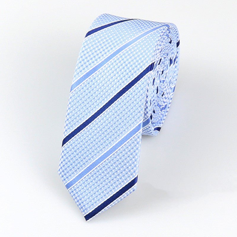 Formal Wear Korean Style Wedding Groom Best Man Casual Accessories Striped Dot Retro 5cm Glossy Hand Tie For Men - Muhaab