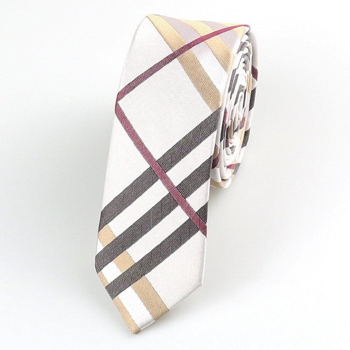 Formal Wear Korean Style Wedding Groom Best Man Casual Accessories Striped Dot Retro 5cm Glossy Hand Tie For Men - Muhaab