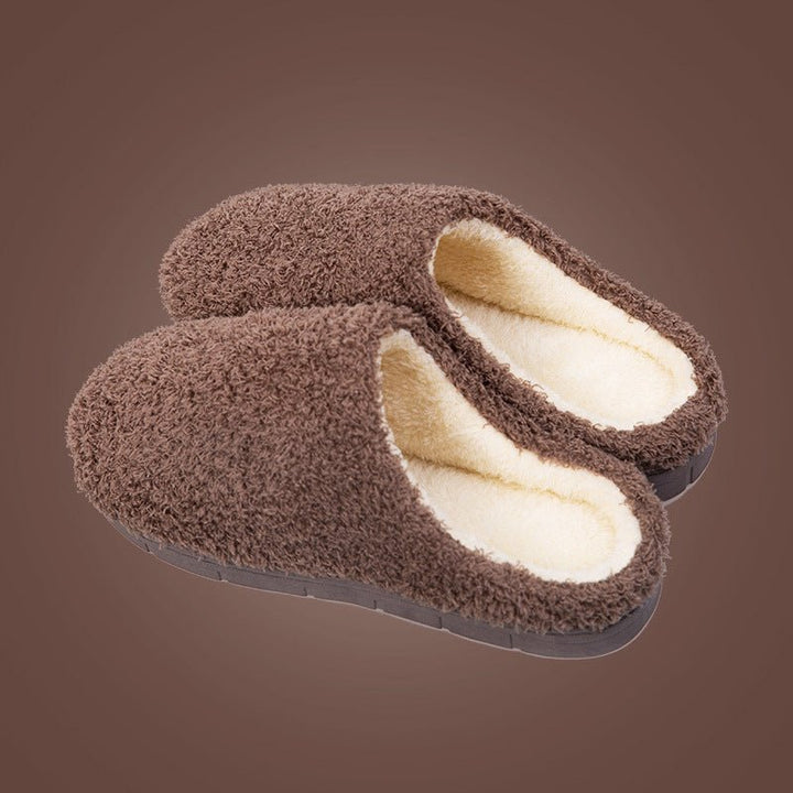 Furry Slippers Soft Winter Bedroom Slippers Women - Muhaab