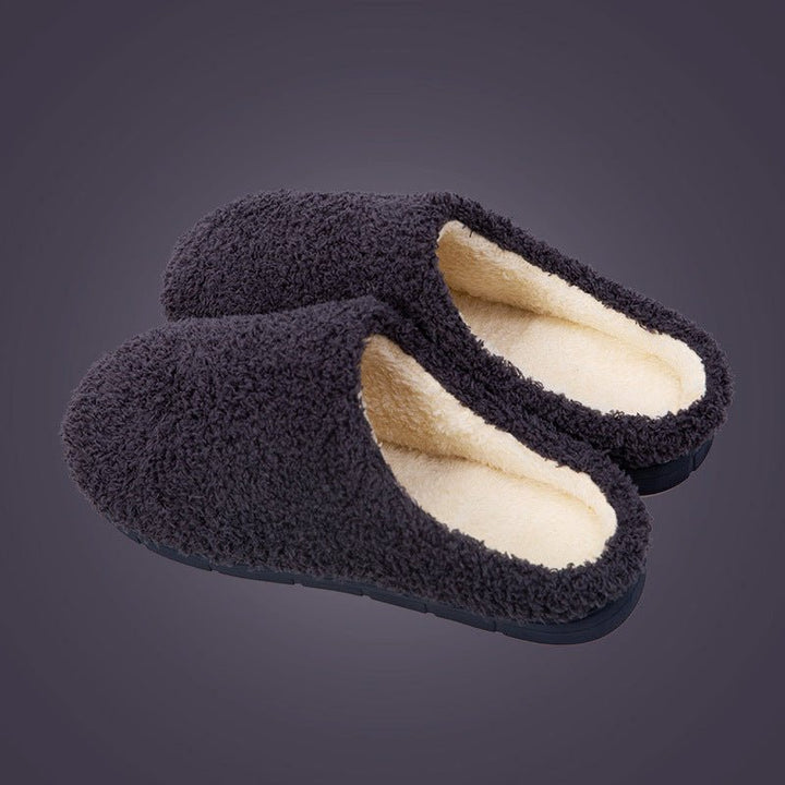 Furry Slippers Soft Winter Bedroom Slippers Women - Muhaab