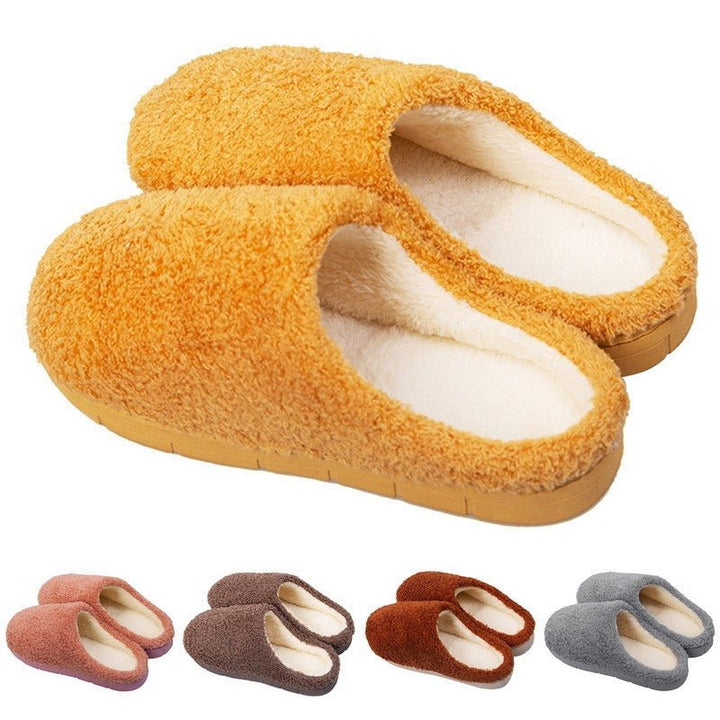 Furry Slippers Soft Winter Bedroom Slippers Women - Muhaab