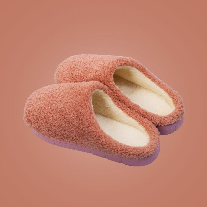 Furry Slippers Soft Winter Bedroom Slippers Women - Muhaab