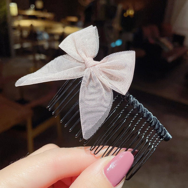 Girls' Hair Comb Children's Comb, Broken Hair Non-Slip Finishing Hair Accessories Cute Princess Hairpin Big Children - Muhaab