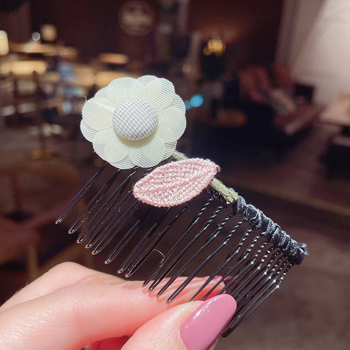 Girls' Hair Comb Children's Comb, Broken Hair Non-Slip Finishing Hair Accessories Cute Princess Hairpin Big Children - Muhaab