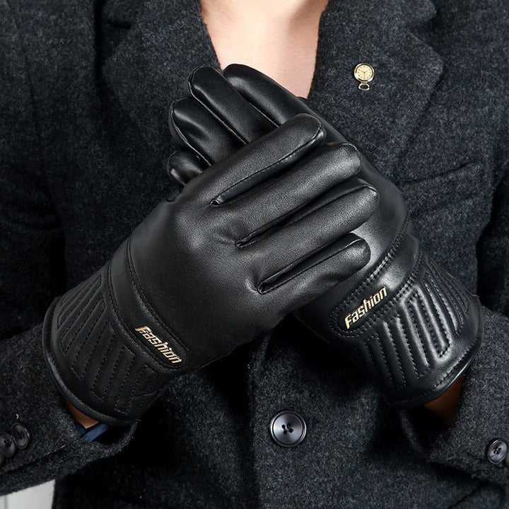 Gloves men winter plus velvet thickening - Muhaab