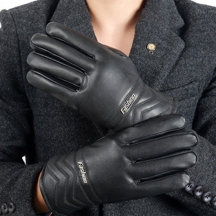 Gloves men winter plus velvet thickening - Muhaab