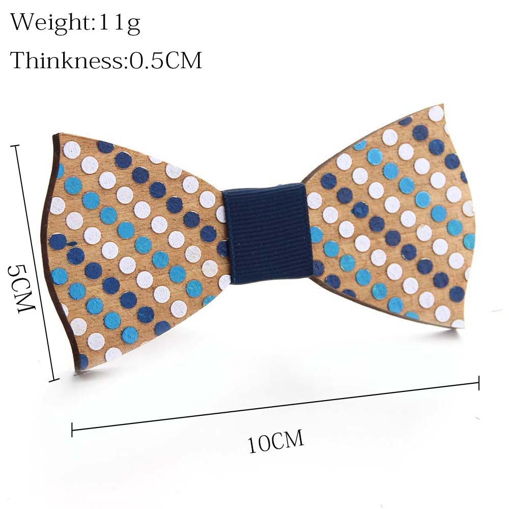 Hand-painted Puzzle Bow Tie Bow Tie Color Hand-painted - Muhaab