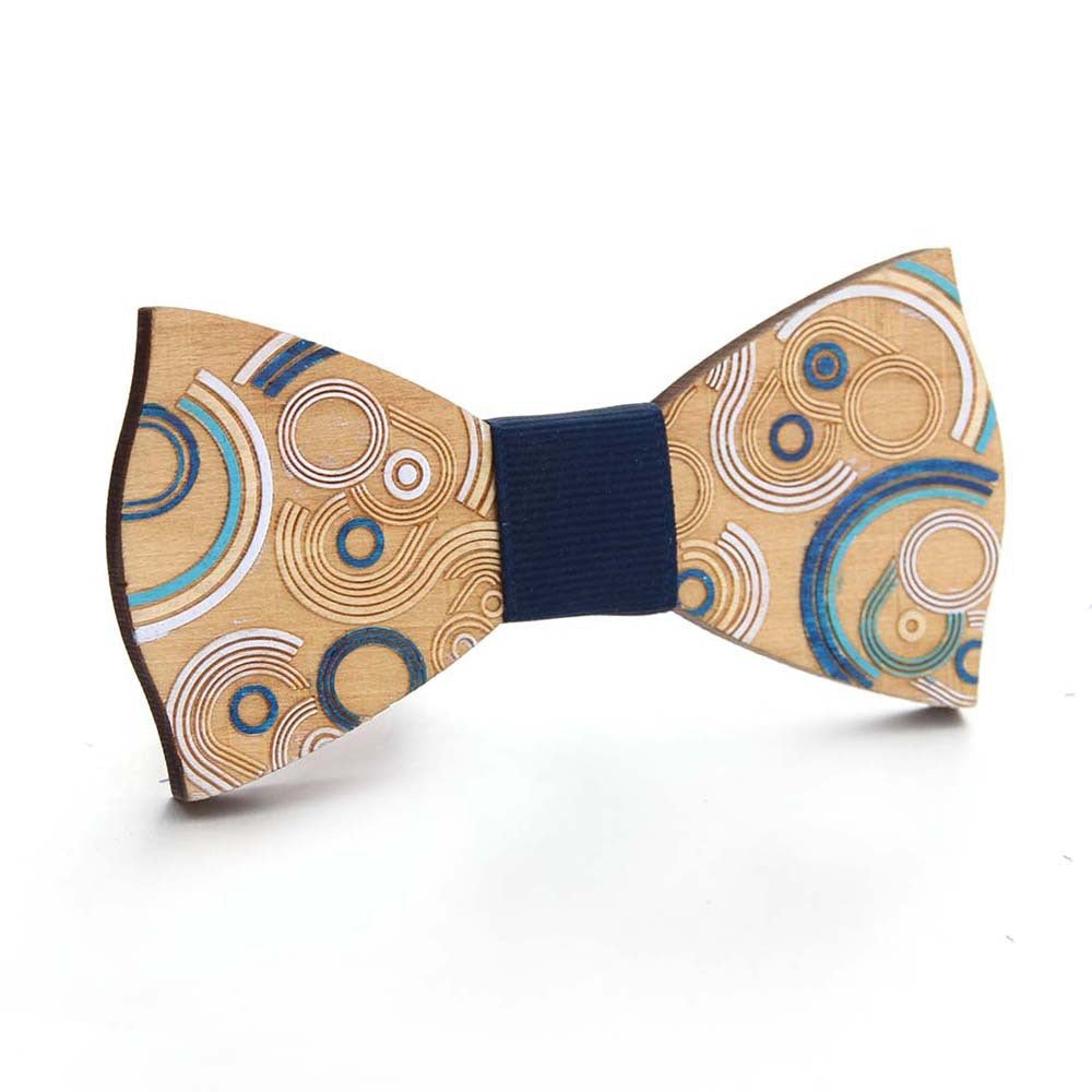 Hand-painted Puzzle Bow Tie Bow Tie Color Hand-painted - Muhaab