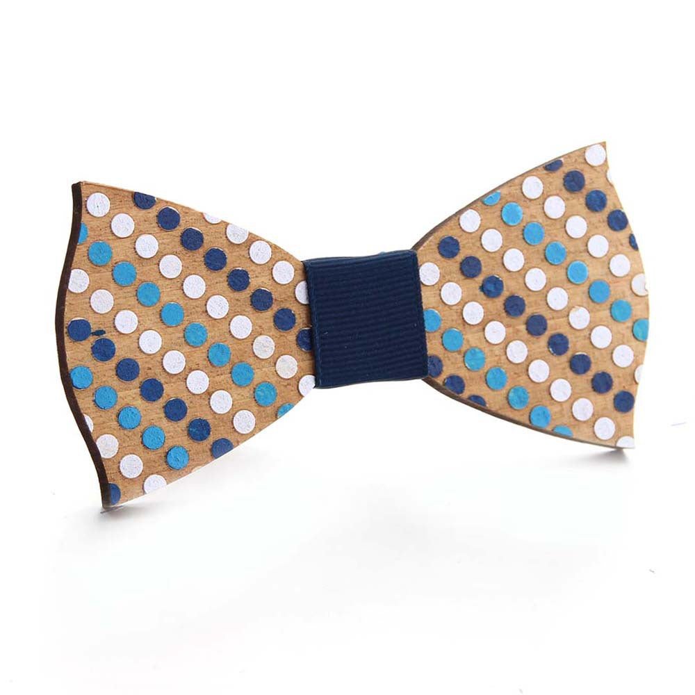 Hand-painted Puzzle Bow Tie Bow Tie Color Hand-painted - Muhaab