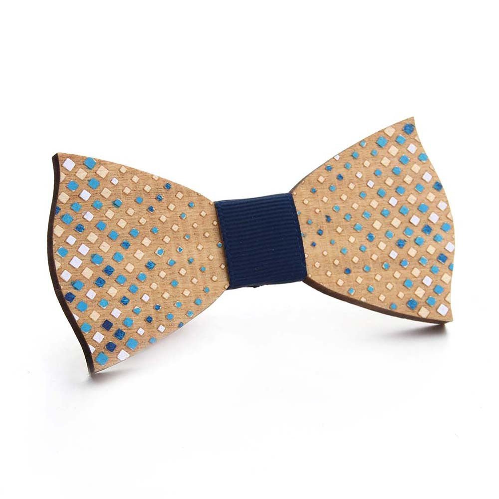 Hand-painted Puzzle Bow Tie Bow Tie Color Hand-painted - Muhaab