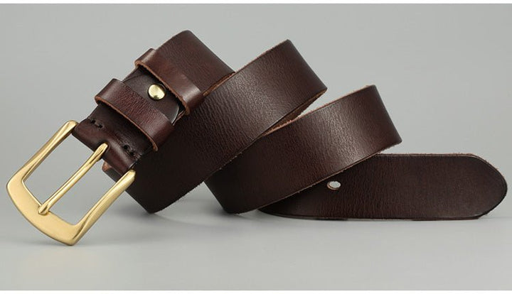 Handmade Casual Trend Men's Belts Cowhide - Muhaab