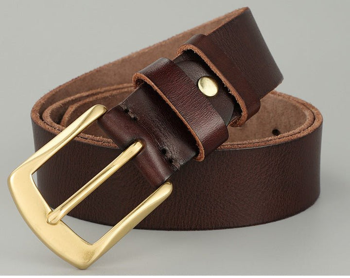 Handmade Casual Trend Men's Belts Cowhide - Muhaab