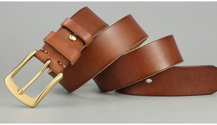 Handmade Casual Trend Men's Belts Cowhide - Muhaab