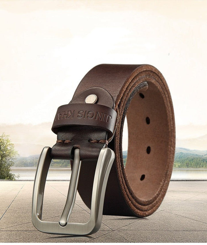 Handmade Casual Trend Men's Belts Cowhide - Muhaab