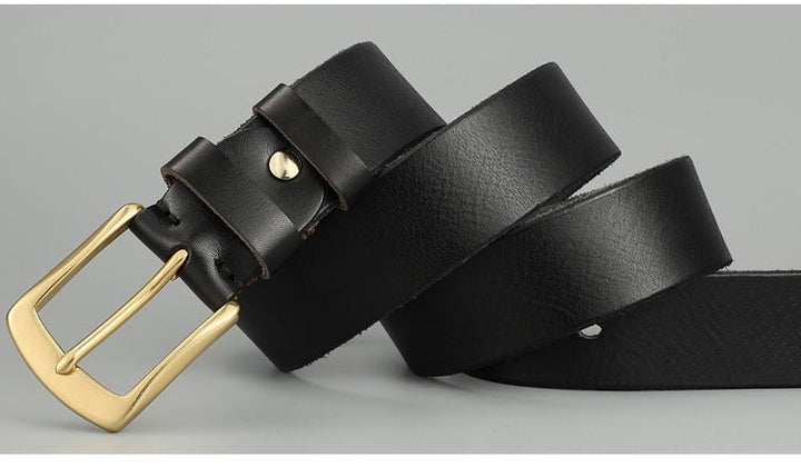 Handmade Casual Trend Men's Belts Cowhide - Muhaab