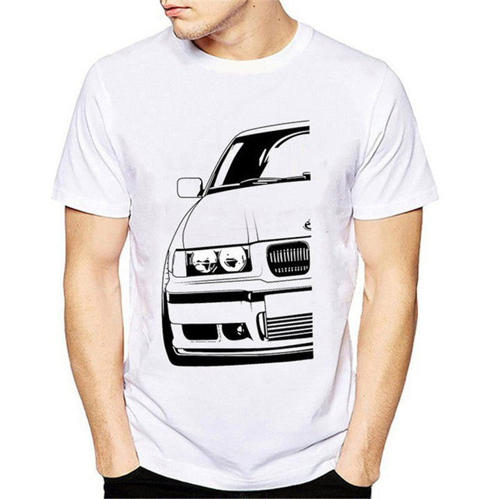 Harajuku Cool Automotive Car Turbo E30 E36 E46 t shirt men - Muhaab