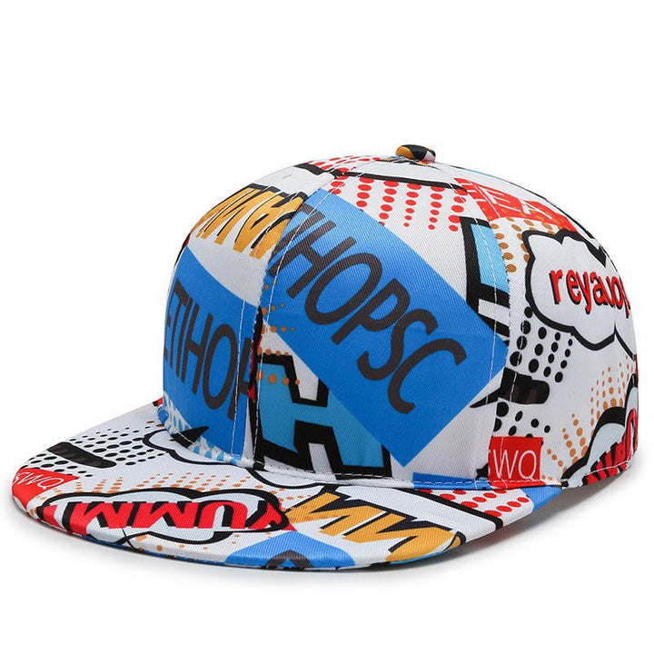 Hat Men And Women Trend Print Element Baseball Cap - Muhaab