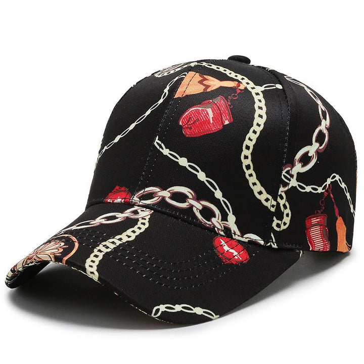 Hat Men And Women Trend Print Element Baseball Cap - Muhaab