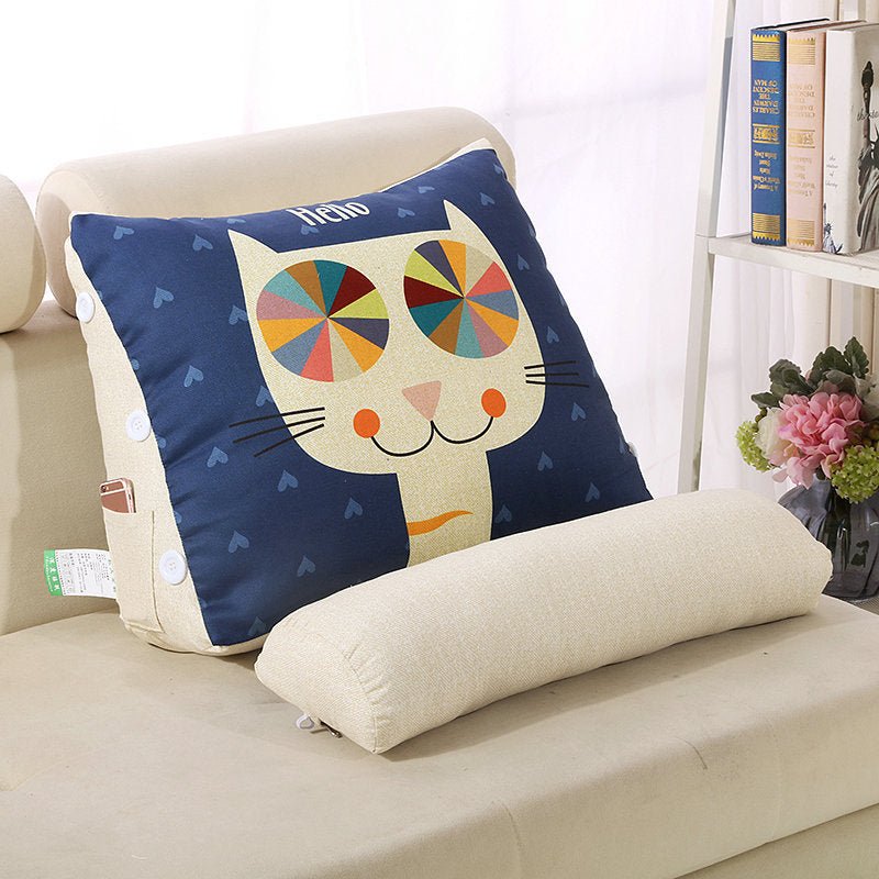 Headrest Triangular Large Backrest Sofa - Muhaab