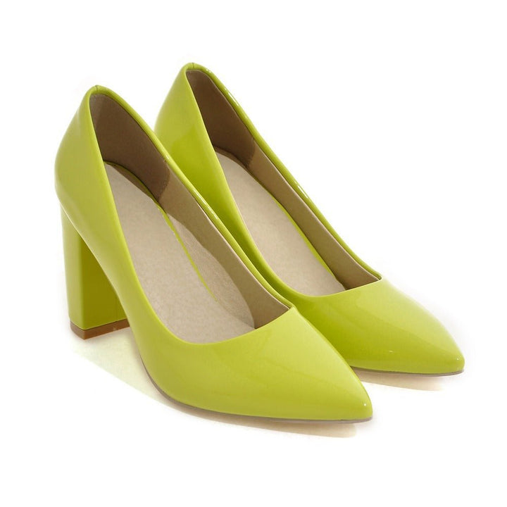 High Heeled Shoes Women's Shoes Work New Pointed Shoes - Muhaab