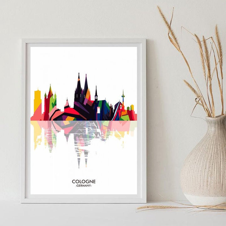 Home Decor Abstract Minimalist Colorful Canvas Poster - Muhaab