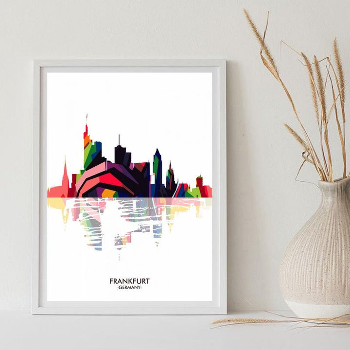 Home Decor Abstract Minimalist Colorful Canvas Poster - Muhaab