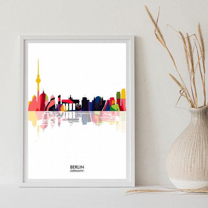 Home Decor Abstract Minimalist Colorful Canvas Poster - Muhaab
