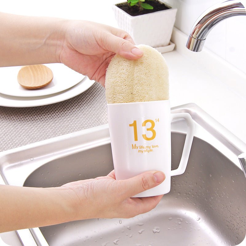 Home kitchen dishwashing loofah brush - Muhaab