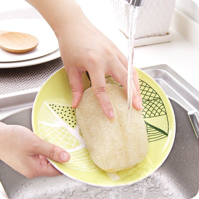 Home kitchen dishwashing loofah brush - Muhaab