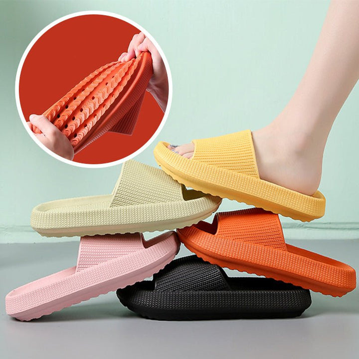 Home Slippers Couples Feel Cool Stepping On Excrement Slippers - Muhaab