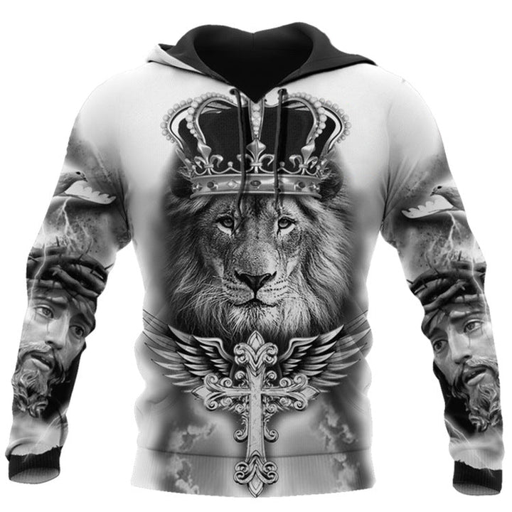 Hoodies For Men Cool Animal-print Street - Muhaab