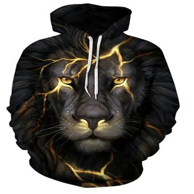 Hoodies For Men Cool Animal-print Street - Muhaab