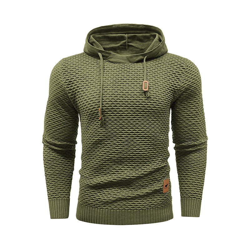 Hot Selling New Style 3D Pattern Outdoor Sports Men Solid Color Casual Hoodies - Muhaab