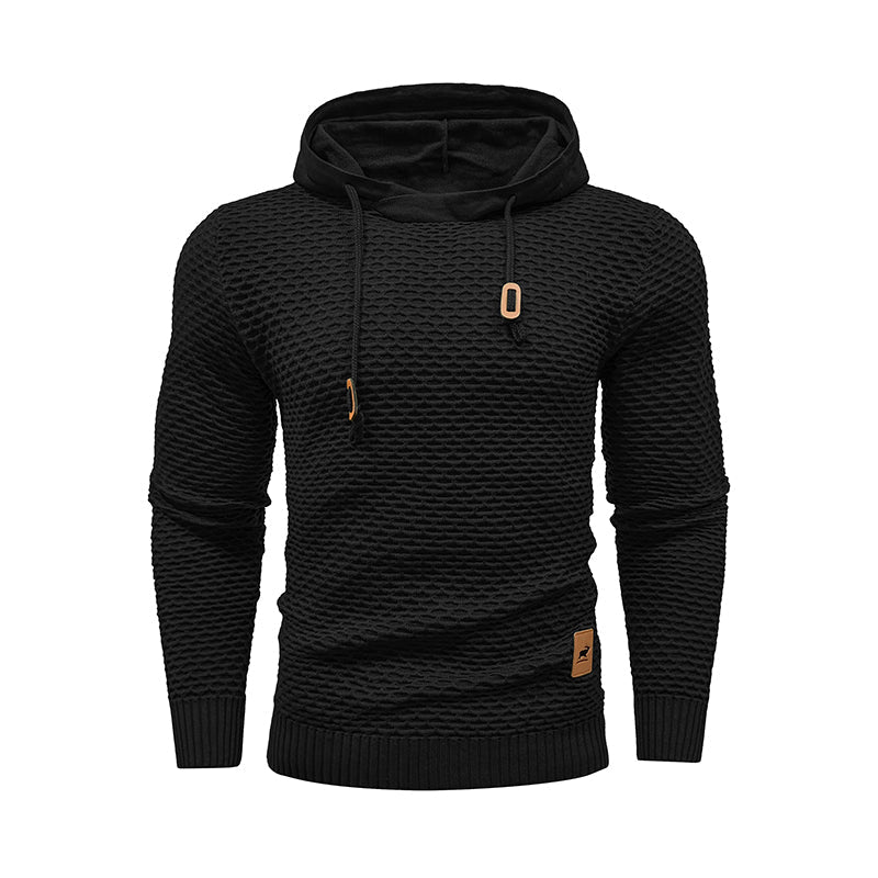 Hot Selling New Style 3D Pattern Outdoor Sports Men Solid Color Casual Hoodies - Muhaab